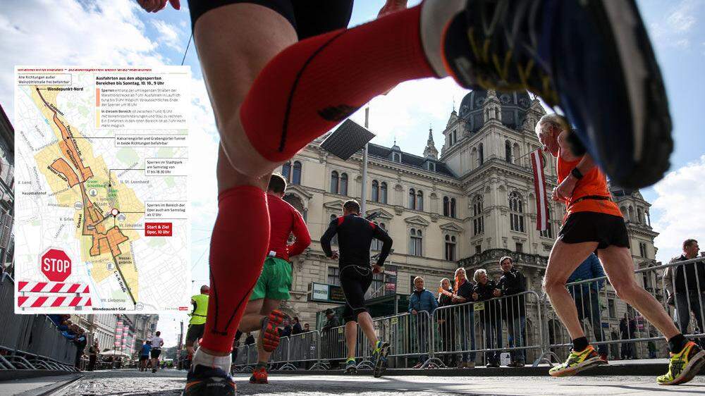 Die Stunde der Sieger: Am Samstag und vor allem am Sonntag gibt es in der Landeshauptstadt rund um den Marathon zahlreiche Laufbewerbe	