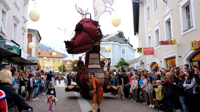 Auch ein Drache zog schon durch die Lienzer Gassen