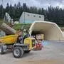 Die Arbeiten in der ersten Röhre des Herzogbergtunnels in Fahrtrichtung Villach sind in der Endphase