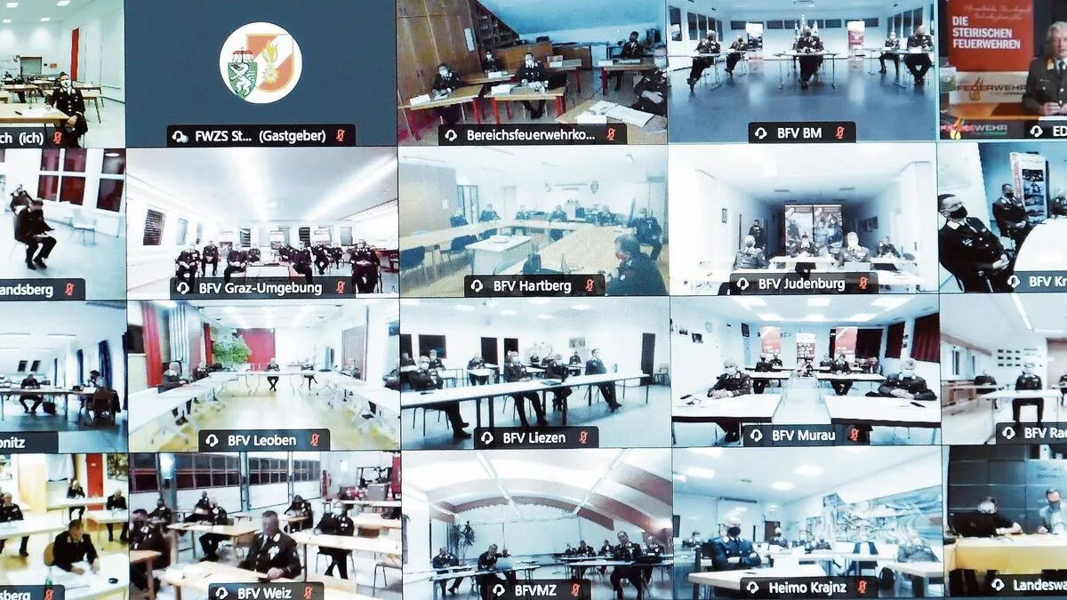 Der „virtuelle“ Landesfeuerwehrtag 2020 ging mit moderner Kommunikationstechnik über die Bildschirme
