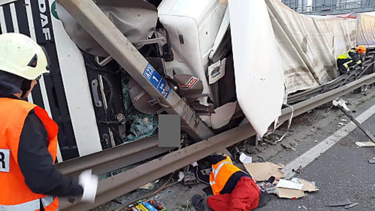 An der Unglücksstelle