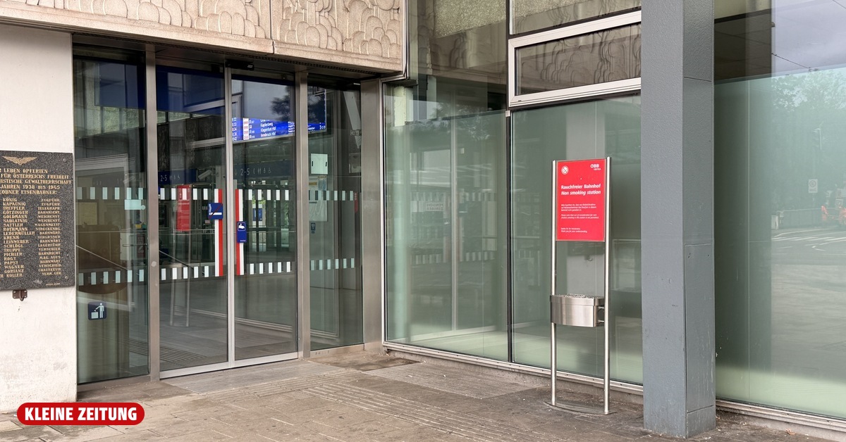 Aktion scharf gegen Zigarettenkippen an Bahnhöfen Leoben und Bruck