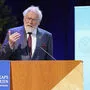 Anton Zeilinger während seiner Vorlesung in Stockholm