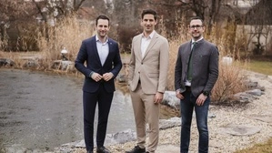 Martin Buchsbaum (Mitte) mit dem Vorsitzenden des Regionalverbandes Oststeiermark, Manuel Pfeifer, und seinem Stellvertreter Lukas Schnitzer