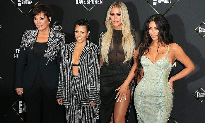 Kris Jenner und ihre Töchter Kourtney, Khloe und Kim Kardashian.
