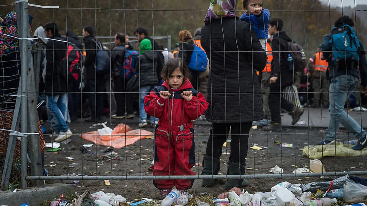Ein Bild, nicht aus Moria, nicht aus Lipa, sondern vom Grenzübergang Spielfeld vor sechs Jahren