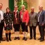 Konzert der Trachtenkapelle Liesing
vlnr. Vzbgm. Bernhard Knotz, Anna-Lena Stabentheiner (Moderatorin), Kapellmeister Helmut Oberdorfer, Obmann Michael Egartner, Ehrenobmann des Bezirksblasmusikerverbandes Anton Webhofer, Bürgermeister Johann Windbichler und Vzbgm. und Musikschuldirektor Gerald Kubin.