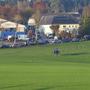 Im Mühlviertel in Oberösterreich sind Montagfrüh zwei Menschen erschossen worden. Im Bild: Einsatzkräfte der Polizei im Raum Rohrbach. 