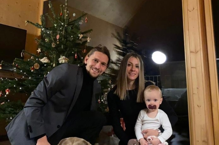 Sturm-Kapitän Stefan Hierländer ließ es sich am Weissensee mit seiner Familie gutgehen.