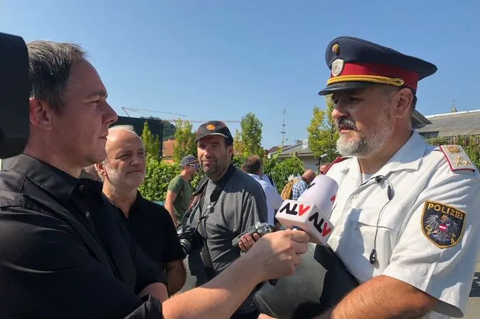 Polizei-Pressesprecher Fritz Grundnig ...