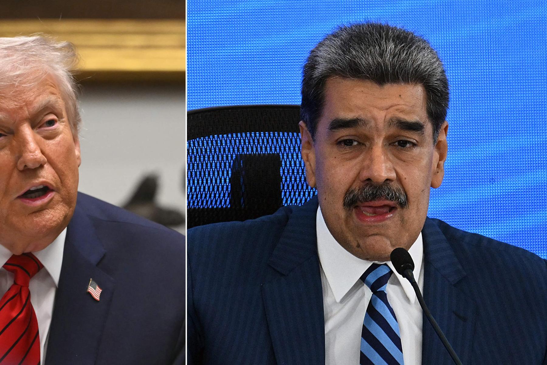 Venezuelas Präsident unter Druck: US-Präsident Trump: Rücktritt Maduros wäre "klug"