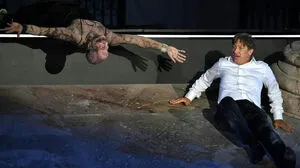 Salzburger Festspiele 2020: Peter Lohmeyer als Tod und Tobias Moretti als Jedermann 