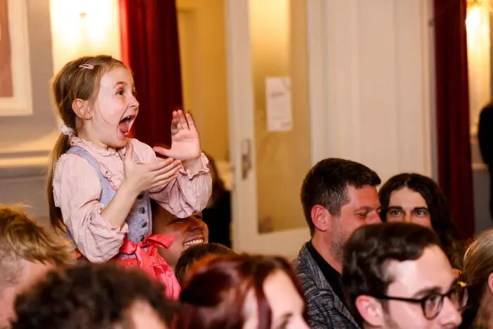 Die Freude war auch bei Emmerstorfer-Augustins Kindern groß