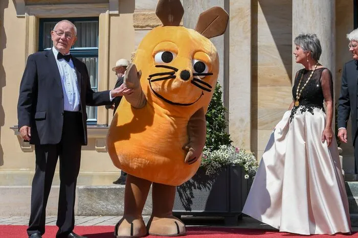 Auch am roten Teppich: Die Maus.
