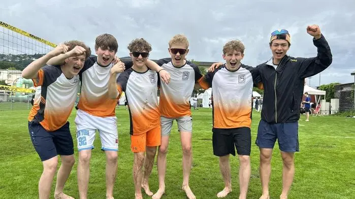 Das Volleyballteam der LBS Fürstenfeld war hochmotiviert