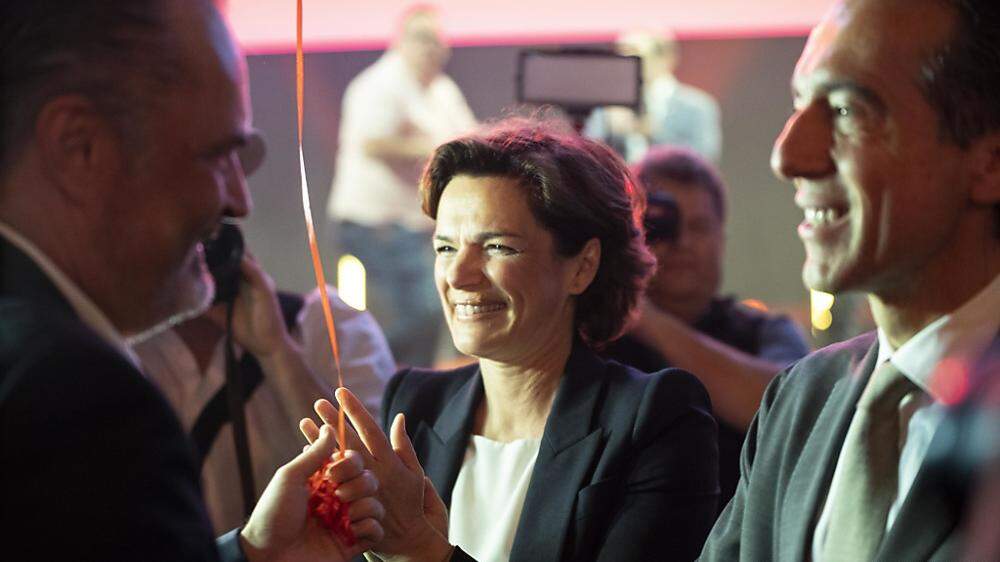 Kern unterstützte Doskozil bei SPÖ-Wahlkampftour