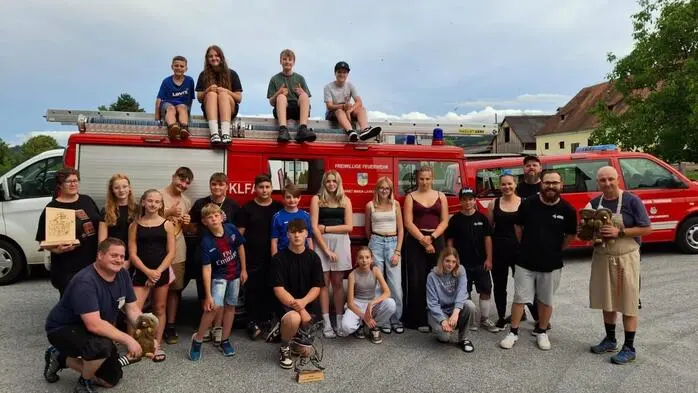 Ende Juli besuchte die Feuerwehrjugend aus Biberwier in Tirol ihre Floriani-Kollegen in Maria Lankowitz für ein Wochenende