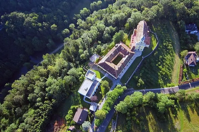 Schloss Herberstein von oben