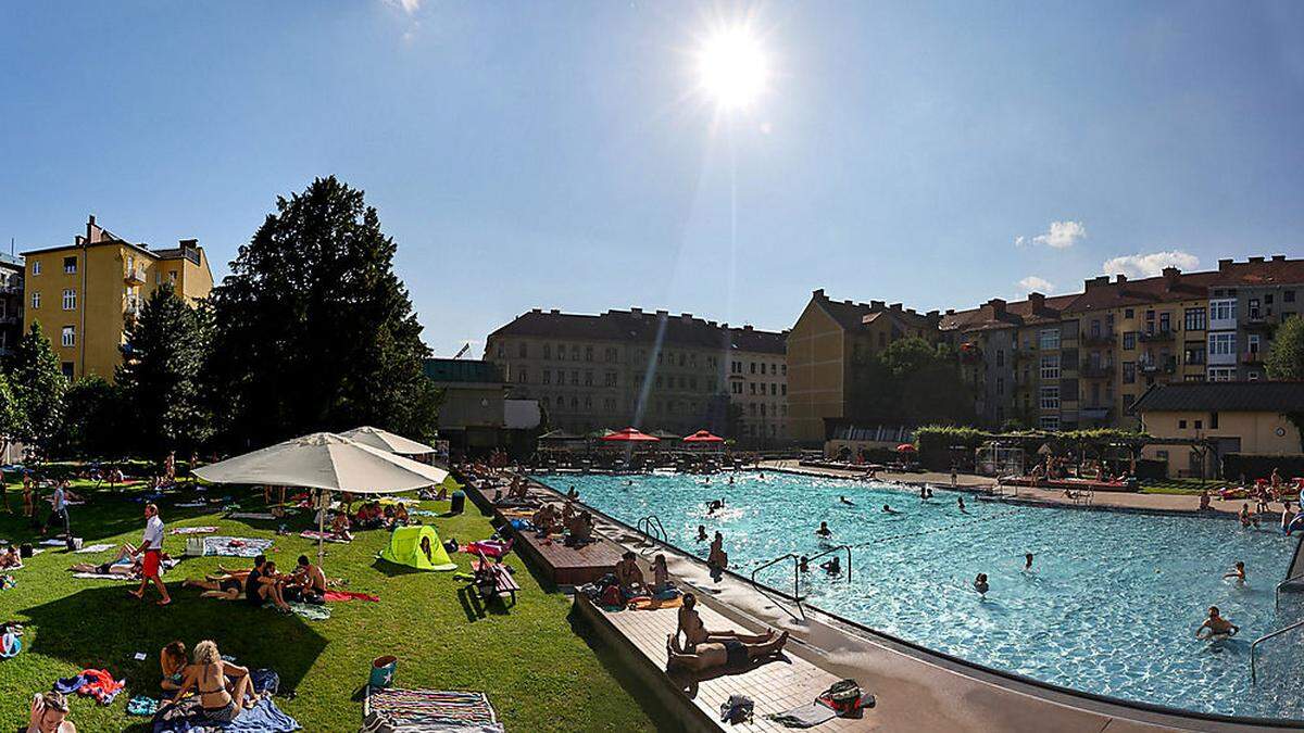 Ein Kleinod mitten in der Stadt: das Margaretenbad in Geidorf