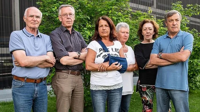 Die Bürgerinitiative Seiersberg träumt ovm Grünen: Werner Wenck, Walter und Helga Meile, Cäcilia Schilcher, Hilde Wendling und Hermann Schilcher