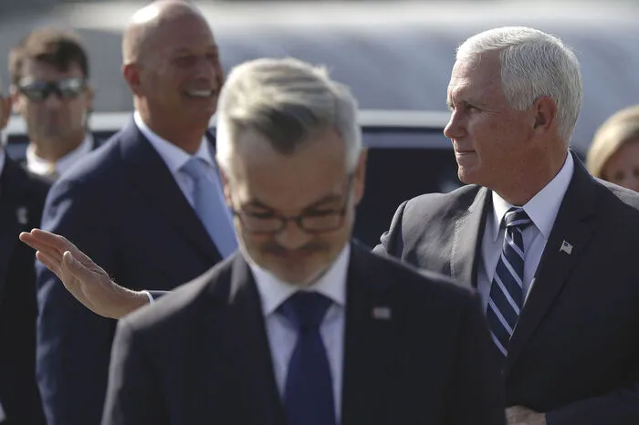 US-Vizepräsident Mike Pence nahm an der Veranstaltung teil.