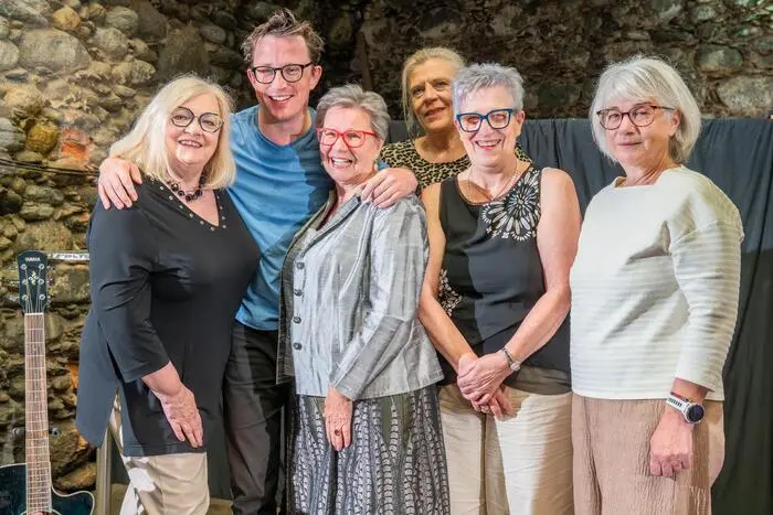 Ingrid Paulitsch, Stefan Moser, Evelin Staber, Angelika Hinteregger, Barbara Samobor und Andrea Schmölzer