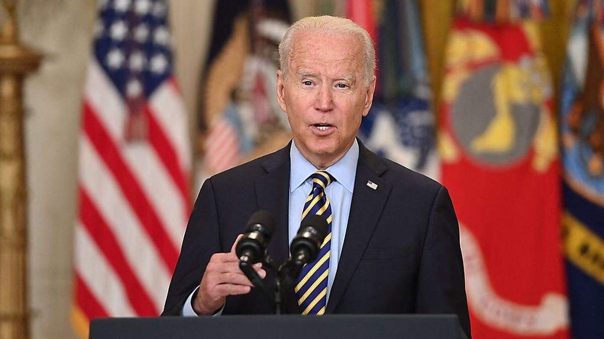 Biden räumte ein, dass die militant-islamistischen Taliban inzwischen wieder so stark seien wie noch nie