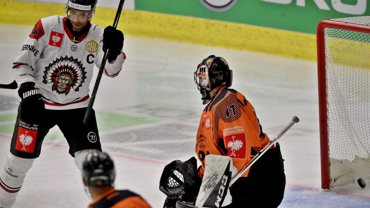 Joel Lundquist traf zwei Mal für die Indians