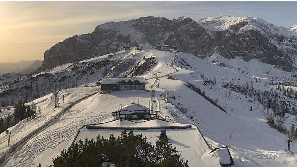 In Skigebieten, wie auf dem Nassfeld, soll es am Montag schneien