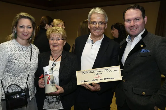 Seefischer-Chefin Elisabeth Berndl-Florian, Adi Unterrieder mit Gattin Elisabeth und Hotelier Michael Berndl.