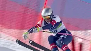 Dieses Tor wurde Lindsey Vonn in der Olympia-Abfahrt zum Verhängnis - und nicht das gerissene Kreuzband 