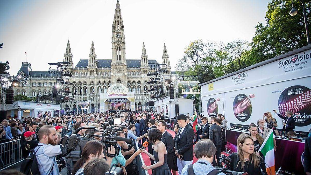 Am Sonntag begrüßte Wien alle 40 Teilnehmerländer