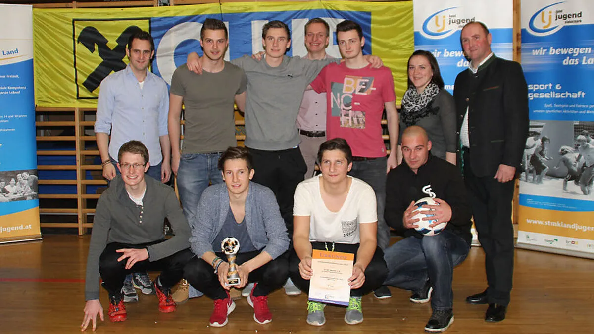 Zweiter Platz für die Landjugend St. Martin im Sulmtal beim Landeshallenfußballturnier