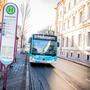 Ein Stadtwerkebus in Klagenfurt (dieser hier hat aber nichts mit dem von Egyd Gstättner zu tun)