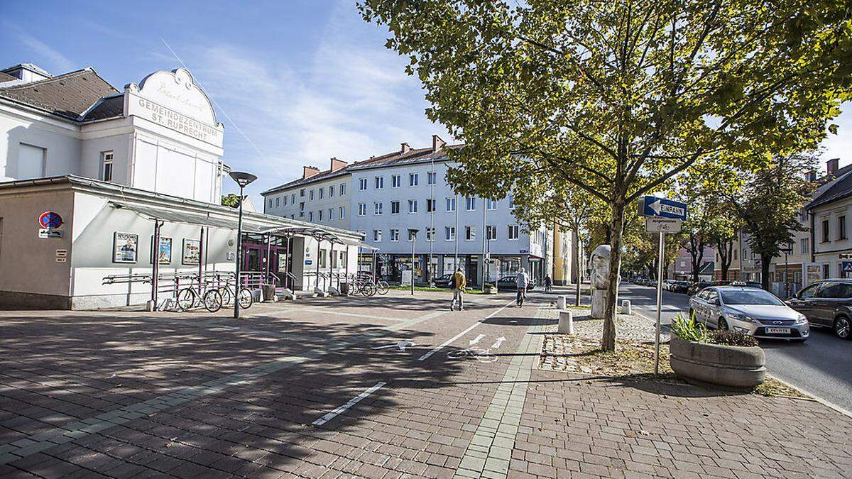 Der Kinoplatz im Zentrum von St. Ruprecht soll heller werden