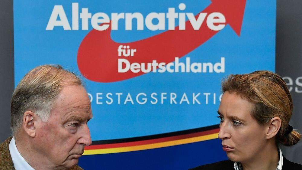 Alice Weidel und  Alexander Gauland, die Speerspitze der Alternative für Deutschland, dürften sich über das Ergebnis freuen.