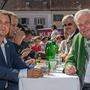 Michael Schickhofer und Hermann Schützenhöfer beim Platzwahl-Fest der Kleinen Zeitung in Pöllau