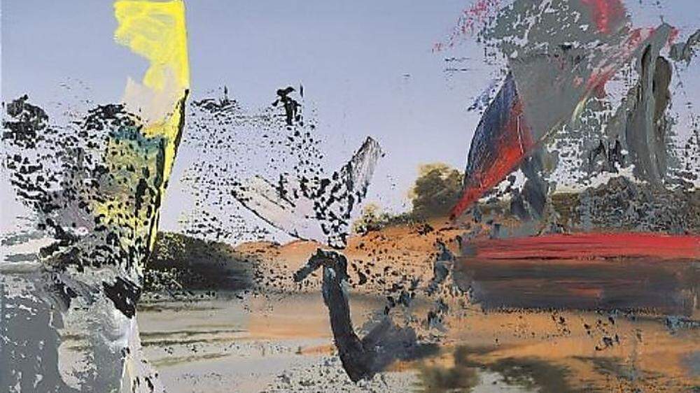 Gerhard Richter: Venedig, 1986 (Öl auf Leinwand, 86 x 121 cm, GR 606-3 Museum Frieder Burda, Baden-Baden)
