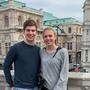 Wien-Besuch von Felix Maxa und Yana Dobnig
