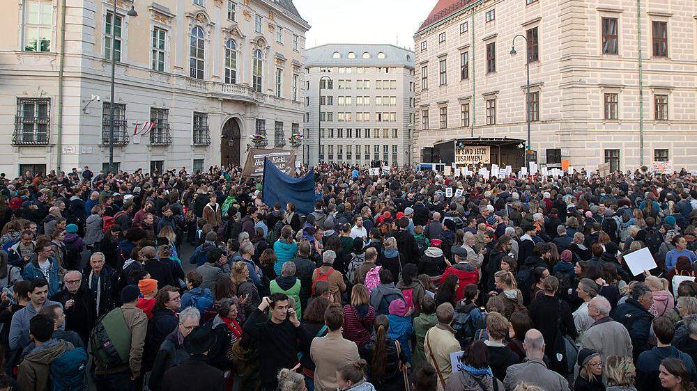 Lange Zeit in Wien, ab heute wird auch in Graz demonstriert