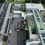 Luftaufnahme von der PV-Anlage des Spitals in Deutschlandsberg