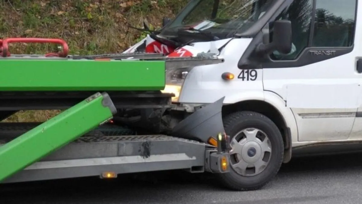 Die beiden Unfallfahrzeuge