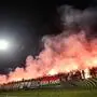 Legia Warschau-Fans beim Conference League-Match in Celje (Slowenien). Bei der Heimreise eskalierte auf der A 2 in der Steiermark die Lage 