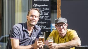 „Loncium“-Brauer Klaus Feistritzer (rechts) und Alois Planner 
