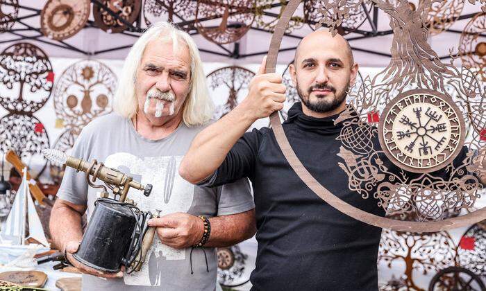 Csaba Kertész und Juraj Abraham sind das erste Mal am Wiesenmarkt