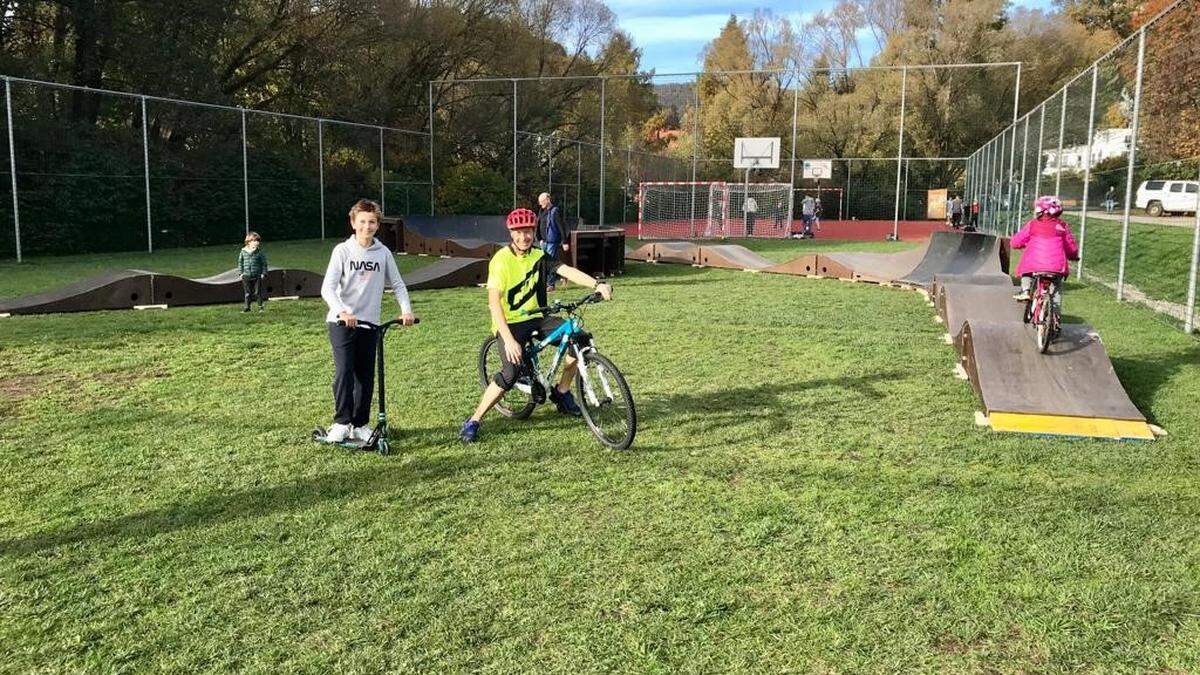 Mobiler Pumptrack in Mariatrost