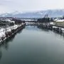 Der Pegel der Drau wurde vorsorglich abgesenkt 