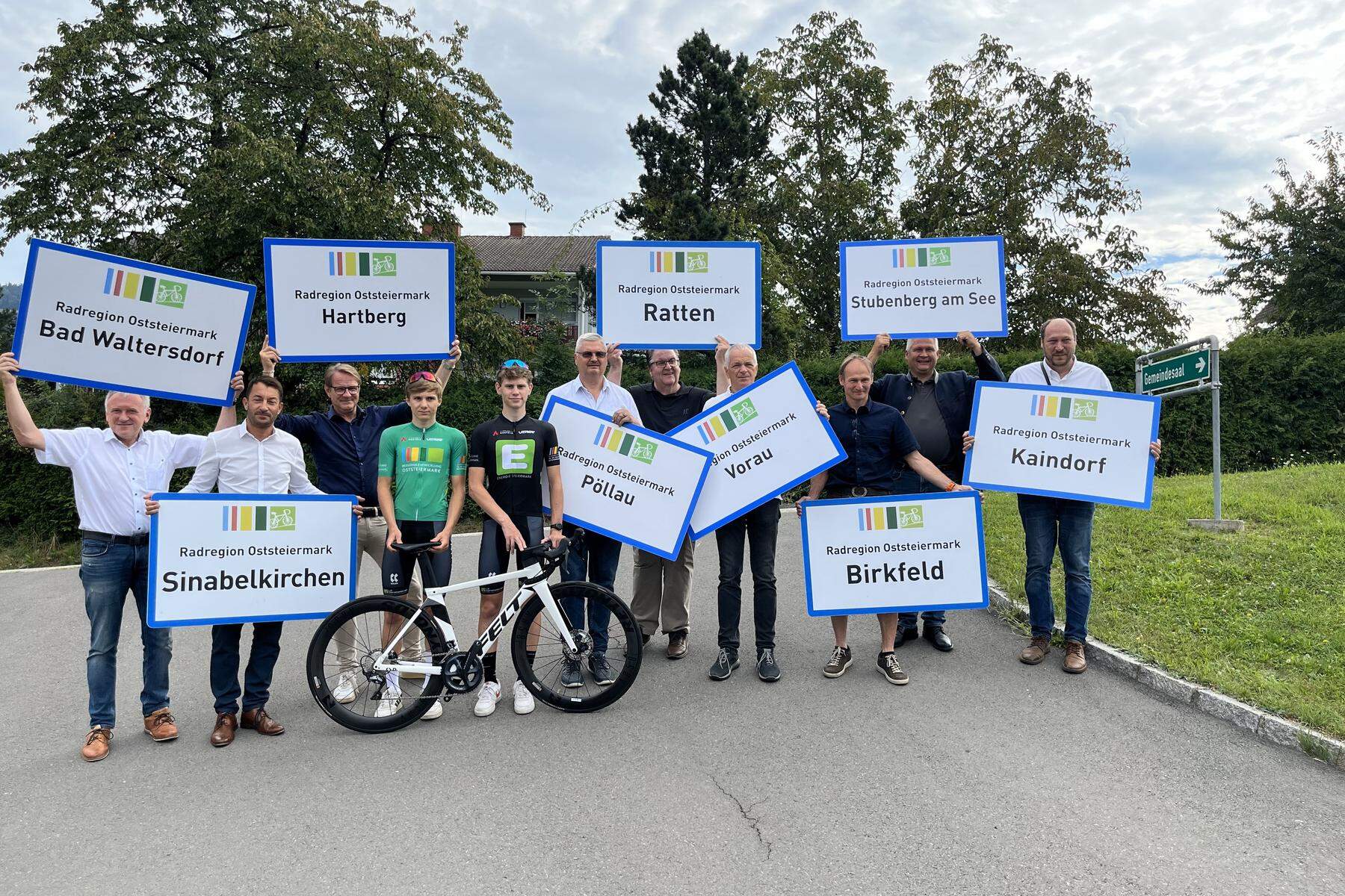 Internationale Jungsportler bei der 36. Radjugendtour Oststeiermark