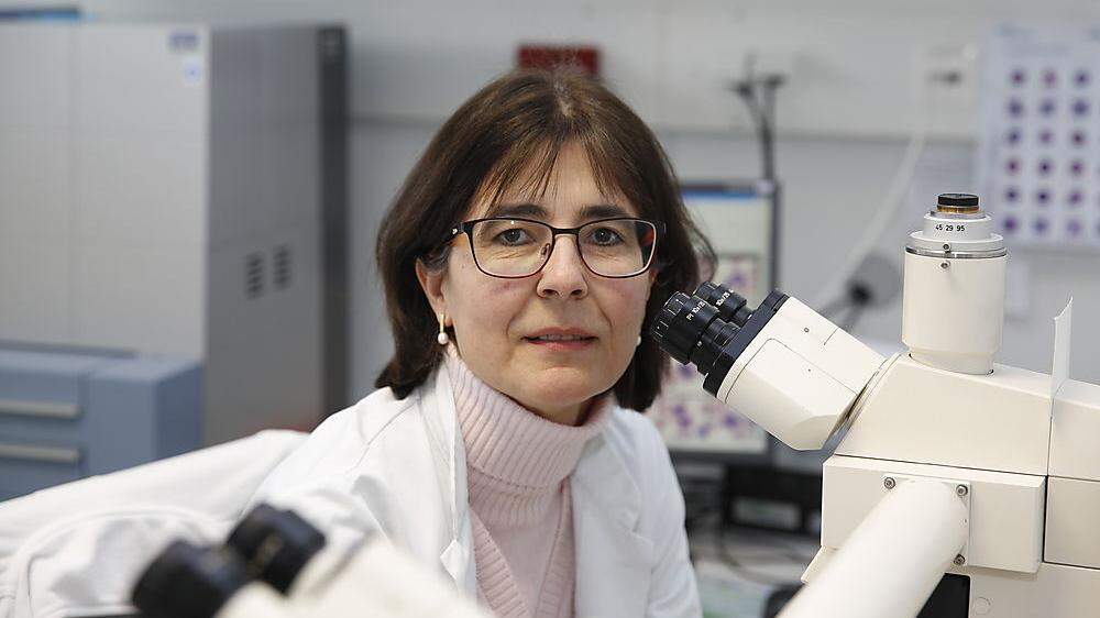 Sabine Sussitz-Rack leitet das Institut für Labordiagnostik und Mikrobiologie 