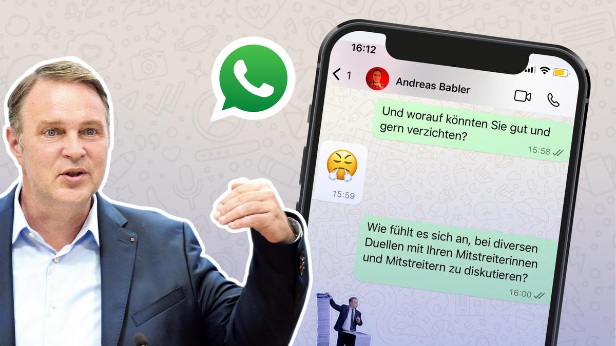 SPÖ-Chef Babler zeigt sich via „WhatsApp“ Sticker-freudig